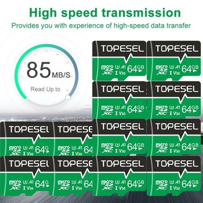 64GB Micro SD Card Memory Card TF Card Class 10 SDXC U3 For Phone Camera LOT
