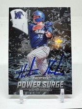 2021 Prizm Draft PS-HG Hunter Goodman Power Surge MLB SIGNED Baseball Card