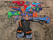 Fortnite NERF bundle of 7 Blasters targets .. Darts included Read description.