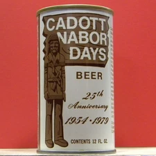 Cadott Nabor Days Beer 12 Can Jacob Leinenkugel's Chippewa Falls Wis A68 H/G A/F