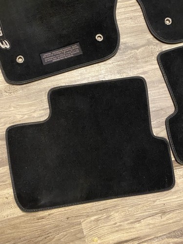 2010-2013 Mazda 3 OEM Carpet Floor Mats Set of 4 Black Front & Rear - Picture 7 of 12