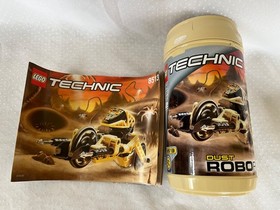 Lego Technic 8513 Dust Roborider tube & Instructions 8531 figure Bionicle Pohatu