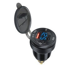 Passt Für Bmw USB Ladegerät Hella Din Stecker Socket Adapter Motorrad 12V-24V