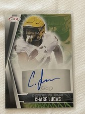 Chase Lucas 2022 SAGE Low Series - Autographs #A-CL Black (AU, RC)