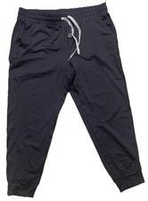 Members Mark Favorite Soft Jogger Pants Women XXL Large Black NEW 4 Way Stretch