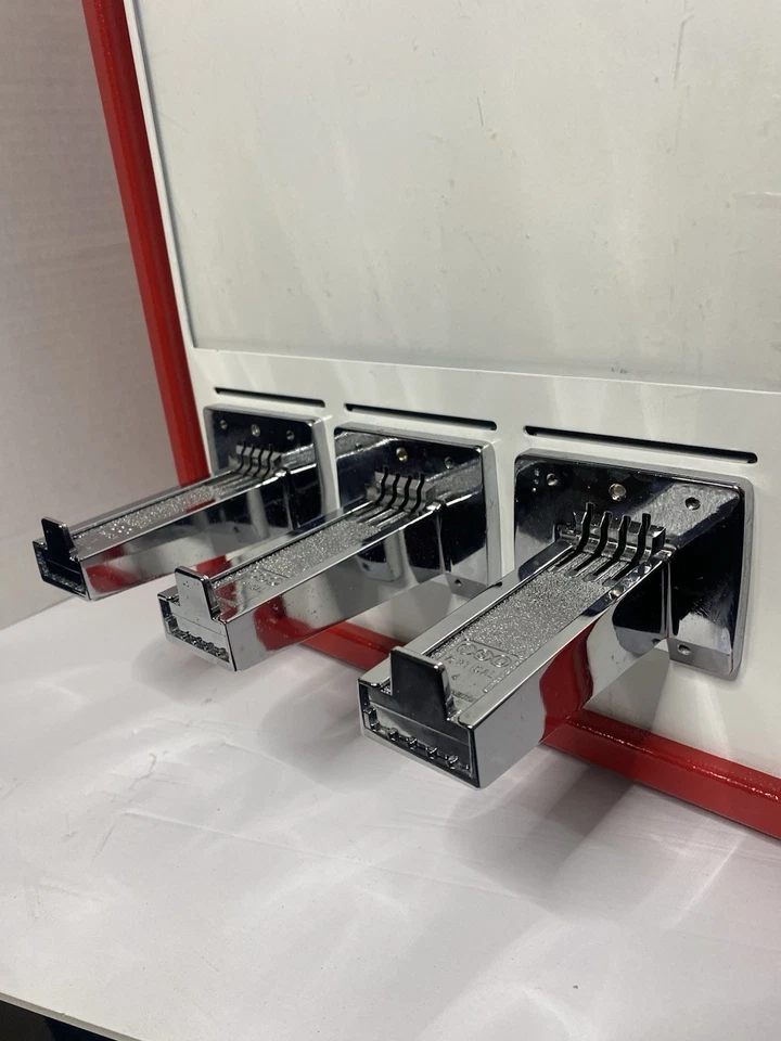 $1 Vend Red 3 Column Sticker Tattoo Pokemon Card Vending Machine Sports Cards - Image 4 of 4