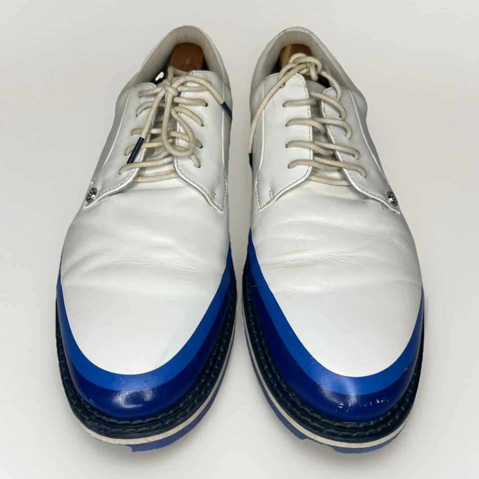 Zapatos de golf G/Fore Gallivanter Esmoquin G4 Fore espiga suave blancos azul marino para hombre 11 Foto 2 de 4