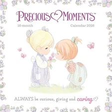 Carousel Calendars,  Precious Moments 2026 Wall Calendar, 12.01'' X 12.01'', 16-