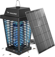 Insektenvernichter Elektrisch Solar 4500V USB C Wiederaufladbar UV MüCkenlampe