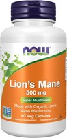 Now Foods, Lion's Mane 500Mg 60 Veg. Kapseln Super Preis