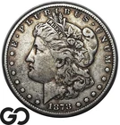 1878-CC Morgan Silver Dollar Coin Carson City Issue, Tough Choice XF Better Date