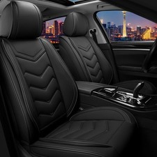Jeep Renegade 2015-2023 Car Seat Covers Premium Nappa Leather Black 2 Seats