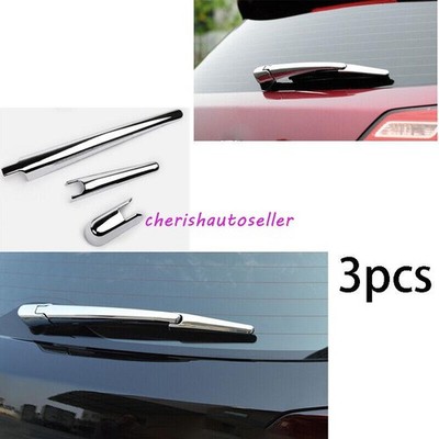 For Honda HR-V Vezel 2016-2022 ABS Chrome Tail Rear Window Rain Wiper Cover Trim