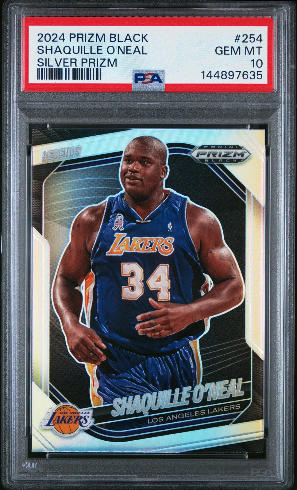2024 Prizm Black Shaquille O'Neal #254 Silver