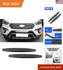 Durable & Stylish 2-Pack Bumper Guards - Front/Rear Protection for All Vehicles