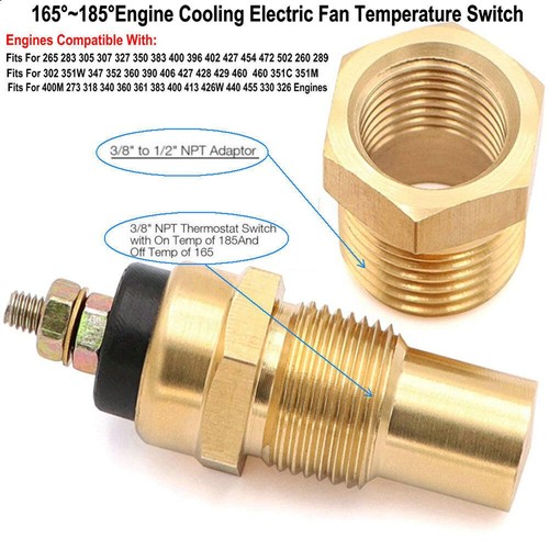 Temperature Switch Thermostat Temperature Switch 6x2.5cm Car Accessories - Picture 5 of 7