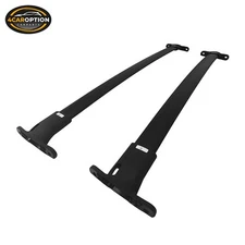 Roof Rack Cross Bars Fits 2016-2019 Ford Explorer 4DR OE Style Aluminum Black