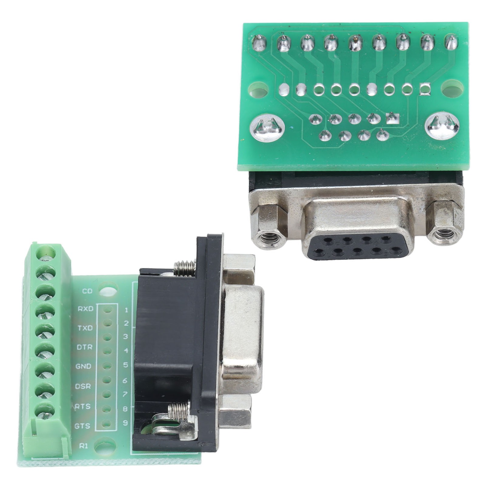 *DB9 Female Terminal Board 9 Position Screw Adapter For RS232 RS485 Con
