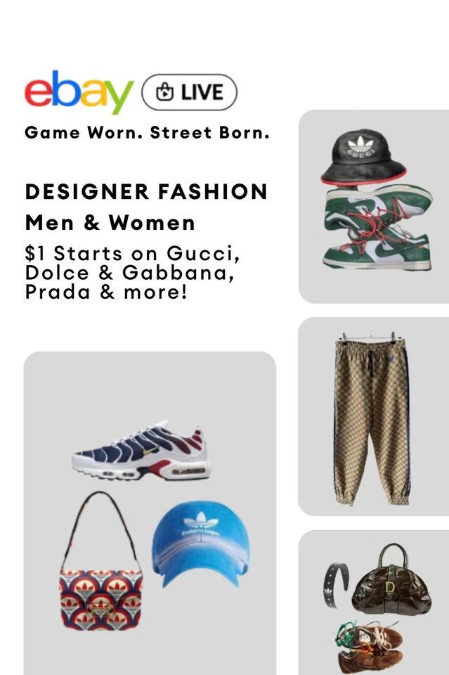 Designer Fashion | Men & Women | $1 Starts on Gucci, Prada and more!