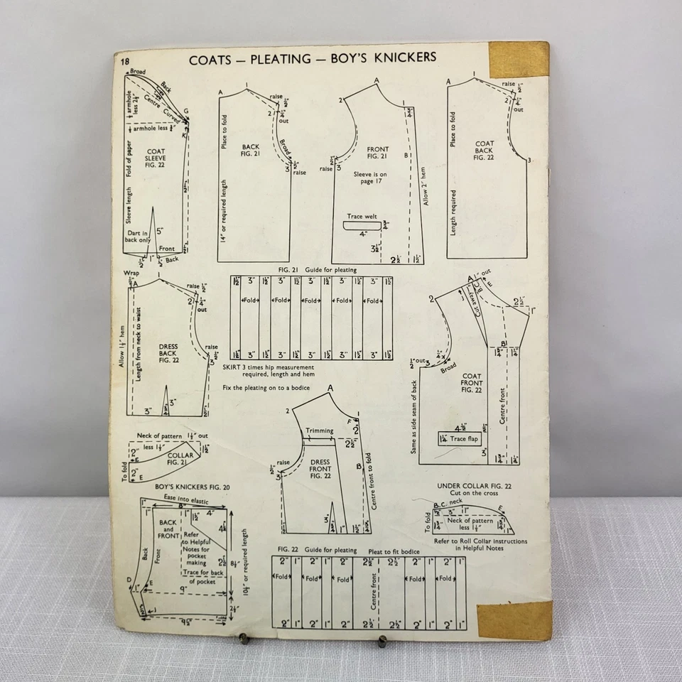 Vintage Haslam System of Dresscutting - Specialities No. 2 Vintage Free Postage  - Image 4 of 4