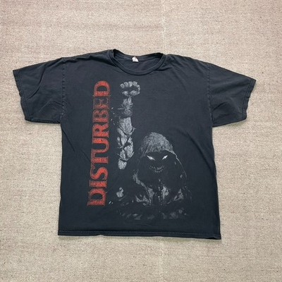 Disturbed UP your fist shirt mens XL black hood monster