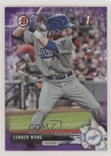 2017 Bowman Draft Purple 157/250 Connor Wong #BD-180 im4