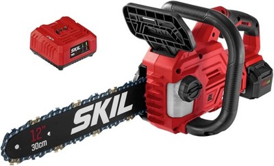 20V Chainsaw SKIL 12 Inch Brushless 4.0Ah Battery Kit