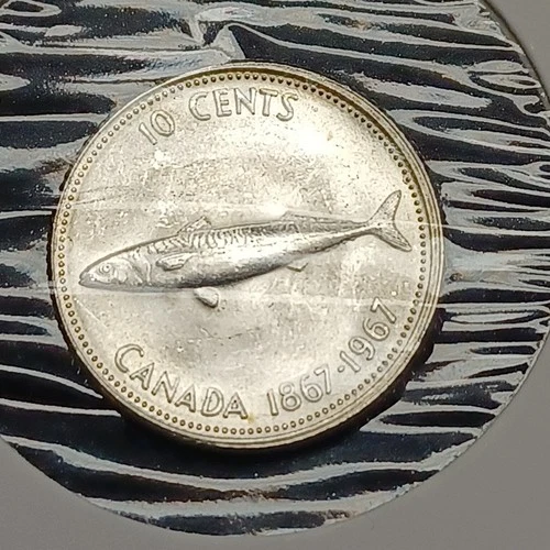 1867-1967 Canada Dime 10 Cent Silver Coin