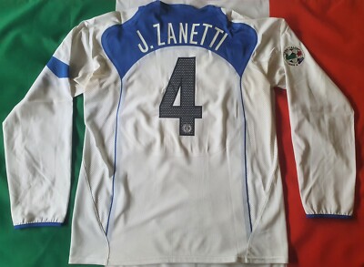 MAILLOT INTER MILAN 2013-2014 Extérieur [Stock Pro] - Zanetti N°4 (M) EUR 126,49 - FR