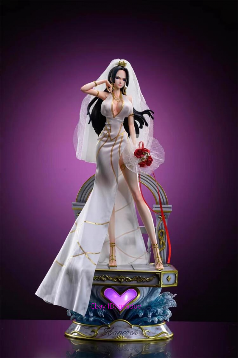 Figurine One Piece Boa Hancock Robe Grise, Banpresto, 12 Cm, Neuve Sous Blister
