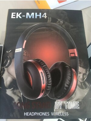 Wireless headphones, Black & Gold - EK-MH4 MISSING CHARGING CORD
