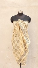 100 Cotton Sarong Indian Printed Scarf For Women Beach Wrap Sarong Cover Up