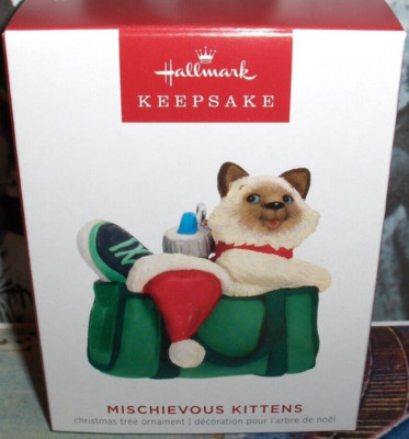 Mischievous Kittens`2023`What Will This One Get Into Next-Hallmark Ornament-  NW
