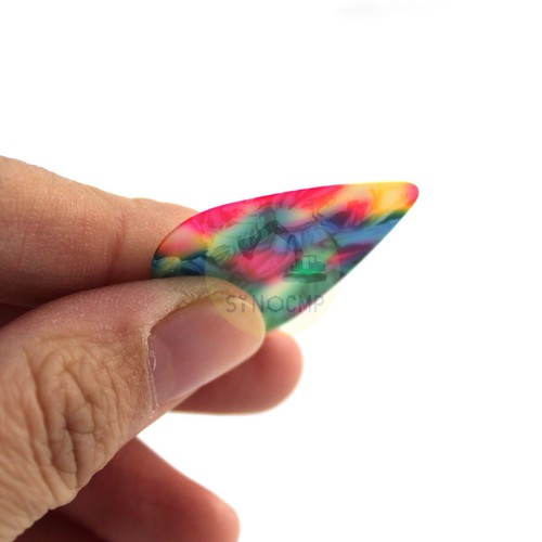 10Pcs Acoustic Bulk Guitar Pick Plectrum Celluloid Electric Smooth 0.46mm #A - Bild 10 von 15