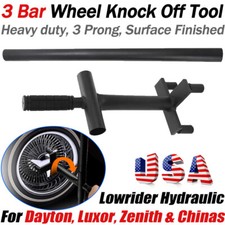 For Dayton Luxor Zenith Chinas 3 Bar Lowrider Wire Wheel Knock Off Tool With Bar