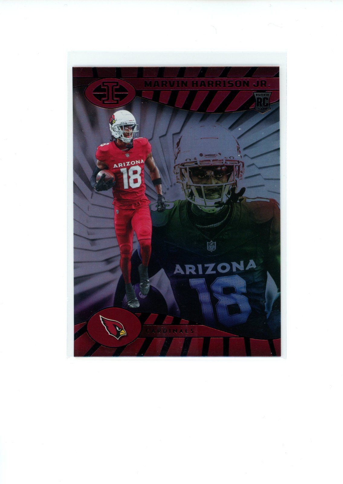 2024 Panini Illusions Marvin Harrison Jr #3 Base Rookie Card RC Arizona Cardinal