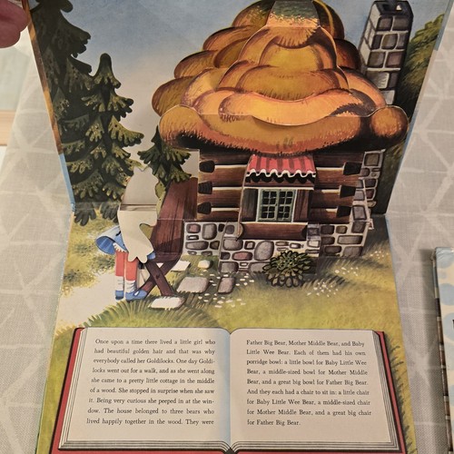 4 X Vintage Children’s Pop Up Books 70s Cinderella 3 Little Pigs Goldilocks - Picture 4 of 15