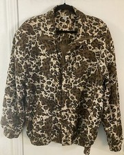Vtg Y2K Fuda International Leopard Animal Print 100 Silk Bomber Jacket Sz L