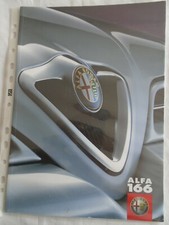Alfa Romeo 166 range brochure Jun 2001