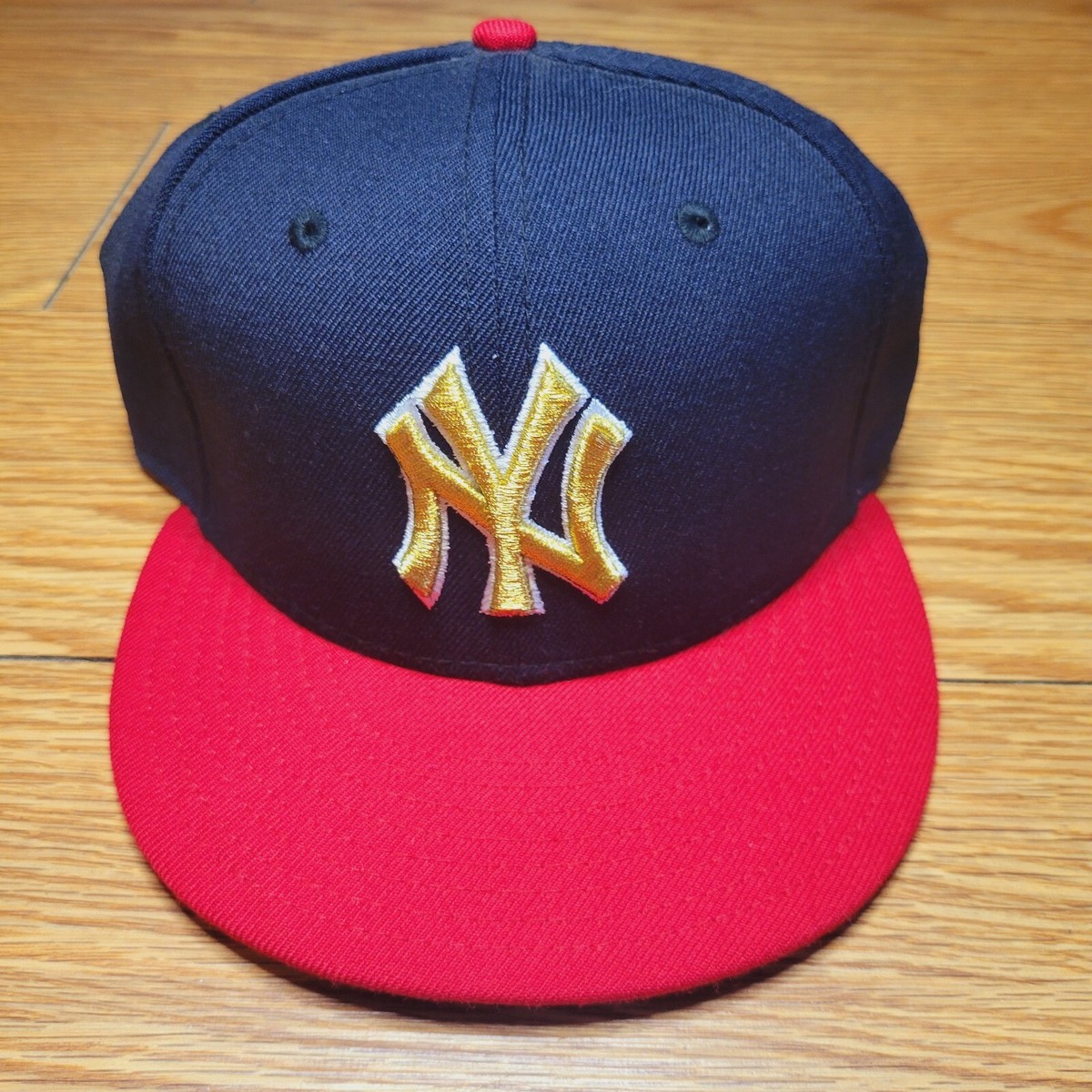 New York Yankees x New Era 5950 MLB Fitted Hat Size 7 Navy