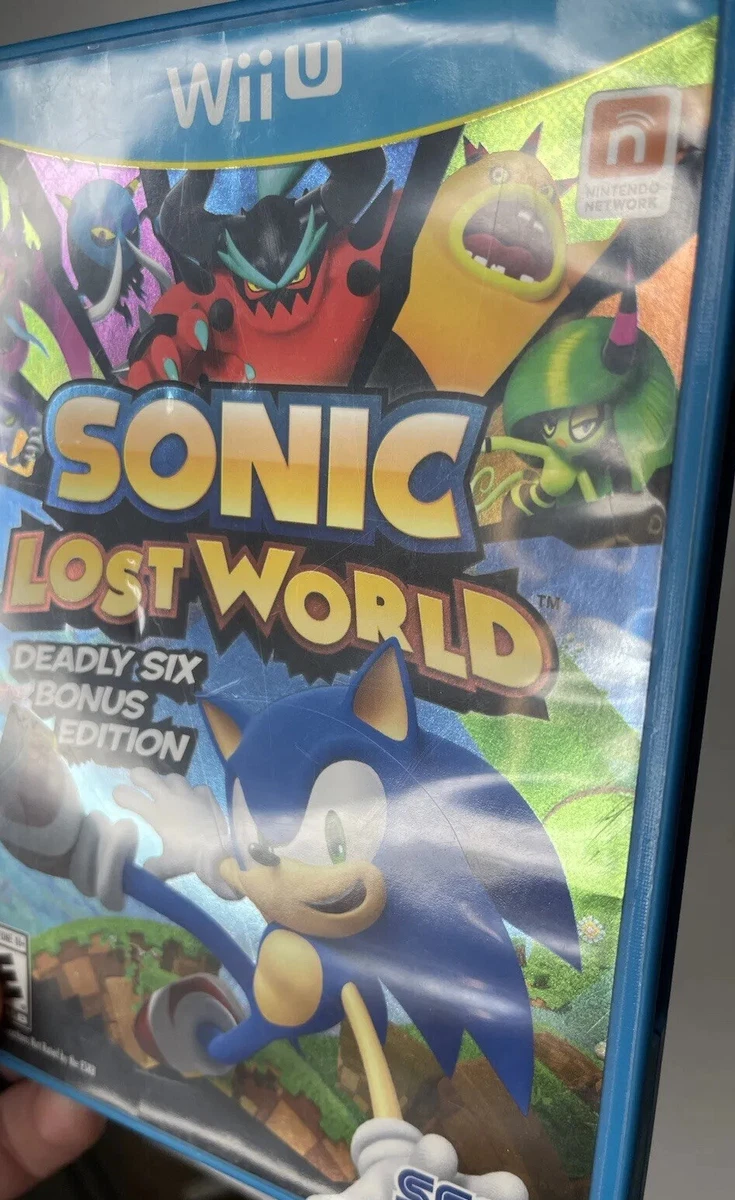 Nintendo Wii U Sonic Lost World Deadly Six Bonus Edition Complete