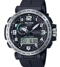 Casio Pro Trek Men's Solar Powered Altimeter Thermometer Watch 52.5MM PRG601-1