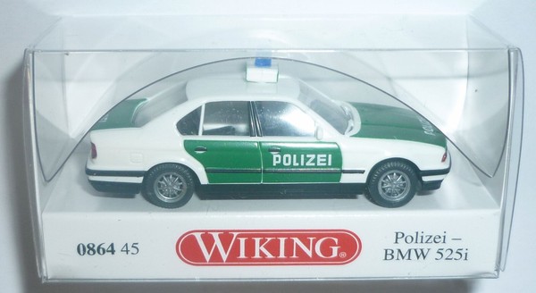 Wiking 086445 Bmw 525I (E34) Limousine 1987 - 1996 Polizei 1:87 Spur H0-image