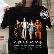 The Wizard Of Oz Friends 85TH Anniversary 1939-2024 Cotton Black T-Shirt TA1930