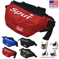 Fanny Pack Shoulder Crossbody Sling Zip Sports Bag Waist Belt Purse Hip Pouch