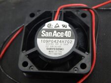 Sanyo-Denki 109P0424H702 FAN, 40x40x15mm, 24VDC - USA SELLER FAST SHIPPING