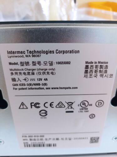 CARICA 4 BATTERIE INTERMEC CK3 CK70 CK71 852-918-002 dispon. 2 pz - Picture 3 of 4