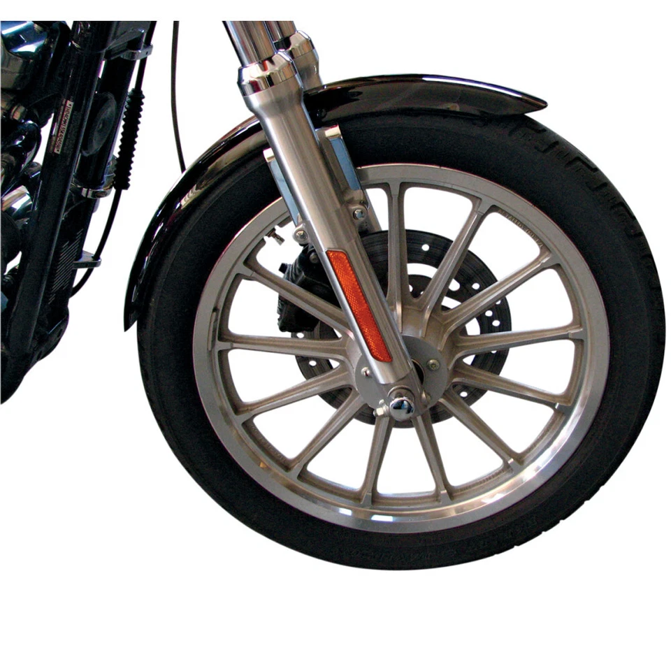 Drag Specialties XLX-Style Front Fender w/Chrm Side Braces, Steel 091018-PB-LB2 - Image 2 of 2
