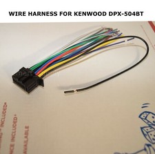 NEW WIRE HARNESS FOR KENWOOD DPX-504BT DPX504BT FREE FAST SHIPPING