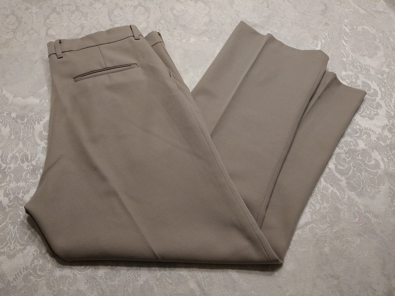 Vintage All Seasons Comfort Action 34x30 Men's Tan Pants Khaki Super Stretch